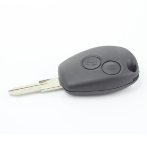 Dacia / Renault - Carcasa cheie cu 2 butoane și suport inox pentru baterie