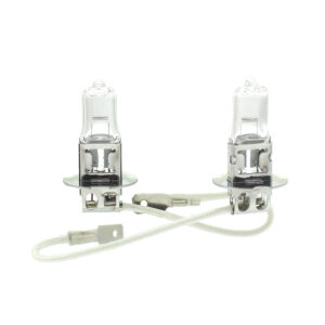 Set de 2 becuri Halogen H3, 55W +50% Intensitate - LONG LIFE - CARGUARD