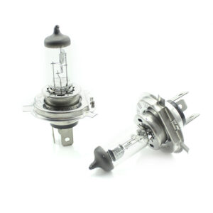 Set de 2 becuri Halogen H4, 55W, +50% Intensitate - LONG LIFE - CARGUARD