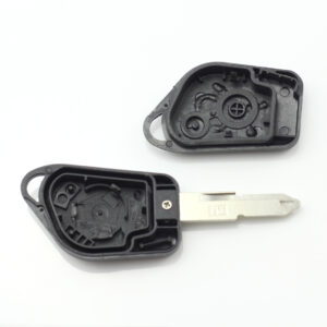 Citroen / Peugeot - Carcasa cheie cu 2 butoane si suport de baterie