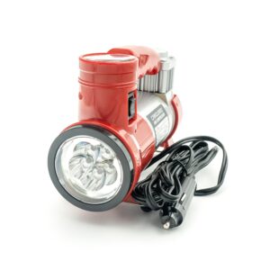 Compresor auto 12V Carguard – 30 L/min – 150 PSI – carcasă metal + LED frontal