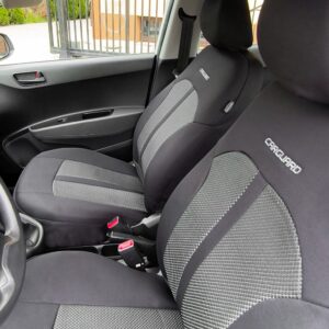Huse universale premium pentru scaune auto gri+negru - CARGUARD