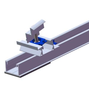 Picior frontal pt sistem de montare acoperis plat 10° model " P"
