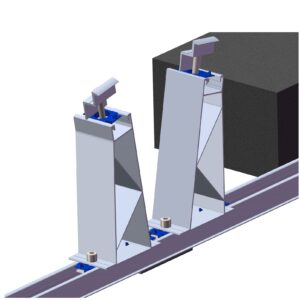 Picior spate pt sistem de montare acoperis plat 10° model " P"