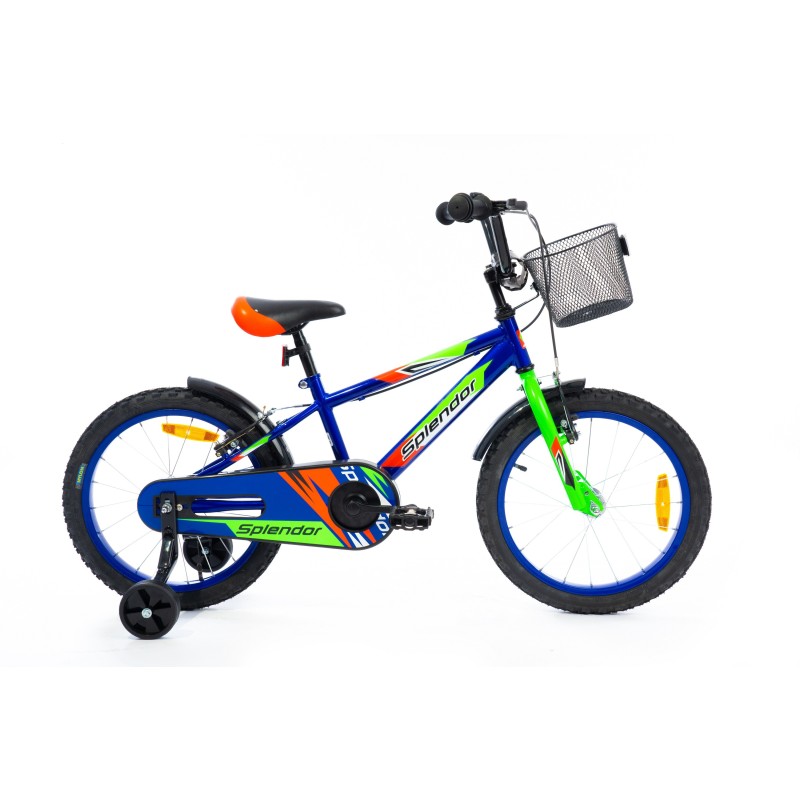 Bicicleta pentru copii, 18“, BIC18B (albastru) - imagine 5